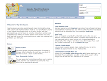 Tablet Screenshot of mapdevelopers.com